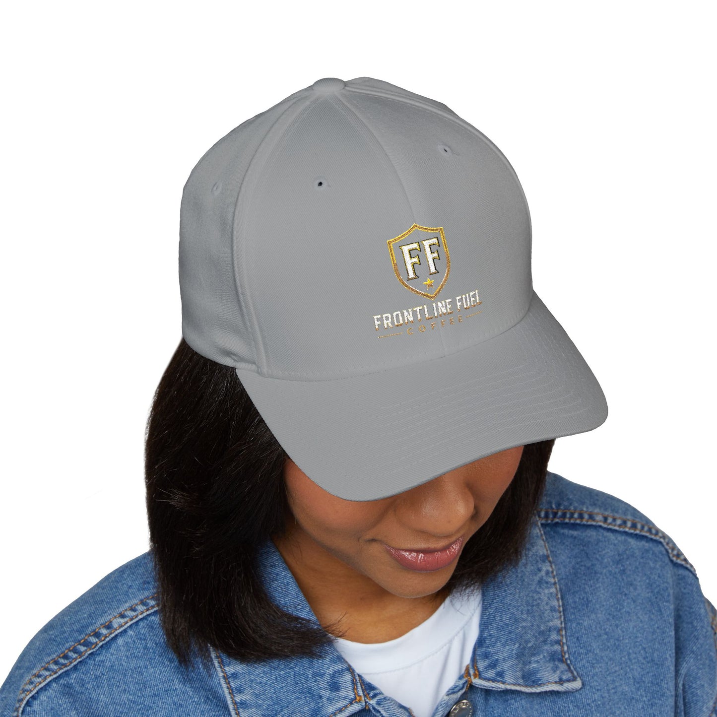 Frontline Fuel Coffee Premium Flexfit Hat | Embroidered FF Shield
