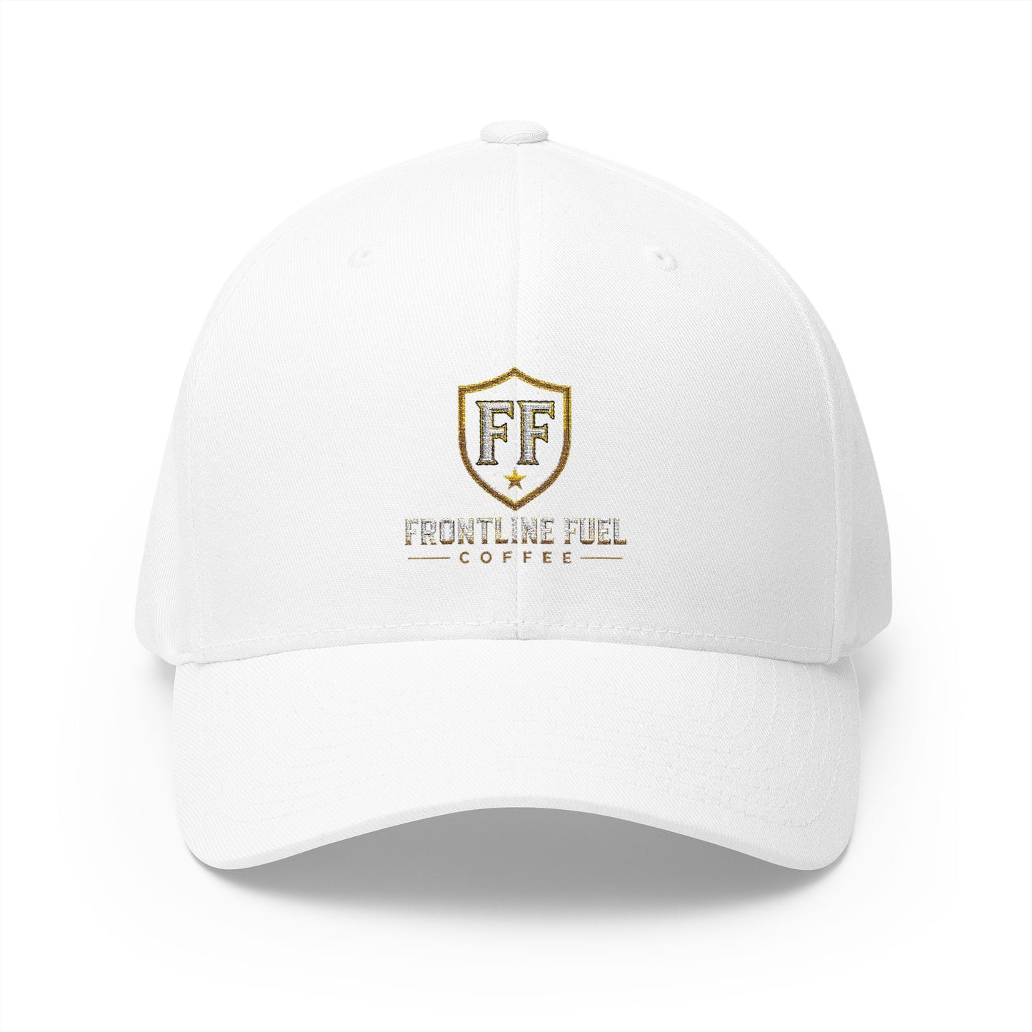 Frontline Fuel Coffee Premium Flexfit Hat | Embroidered FF Shield