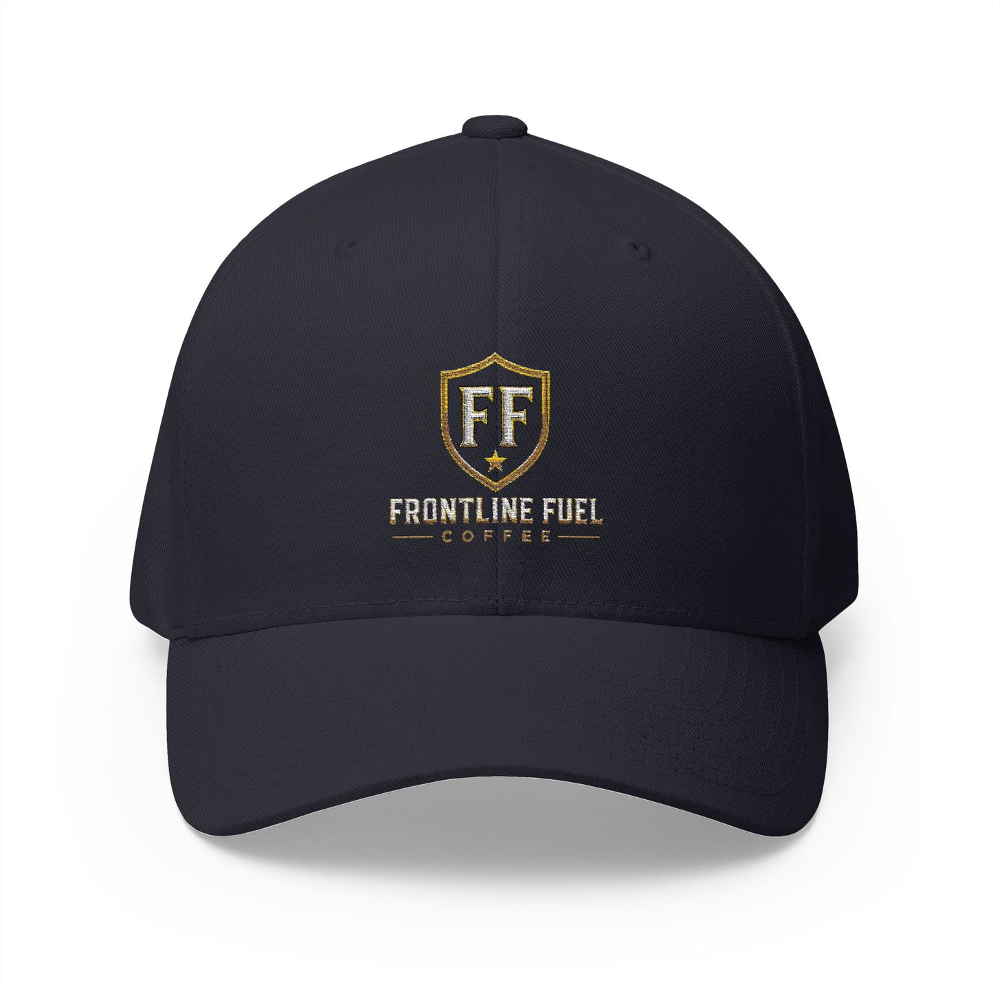 Frontline Fuel Coffee Premium Flexfit Hat | Embroidered FF Shield
