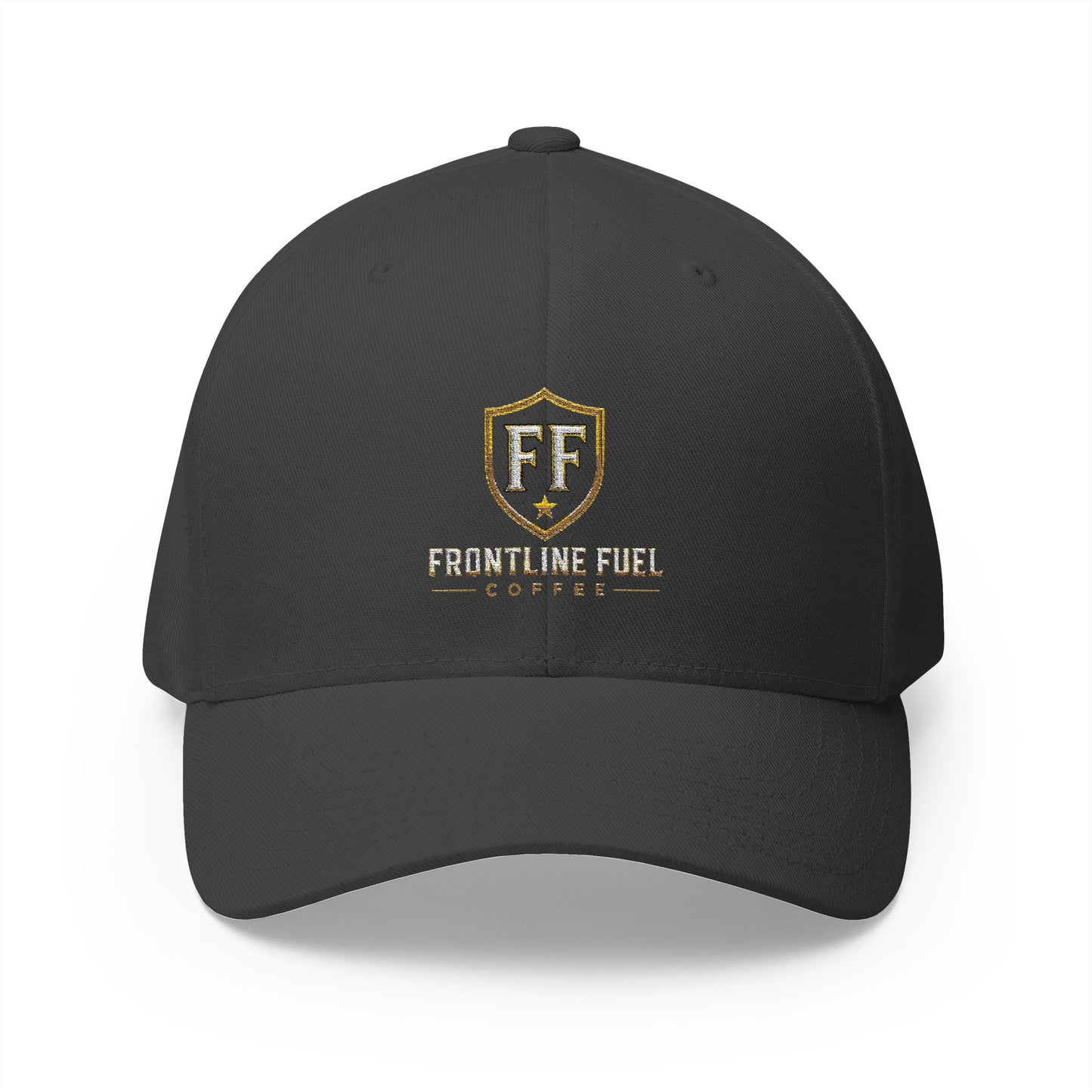 Frontline Fuel Coffee Premium Flexfit Hat | Embroidered FF Shield