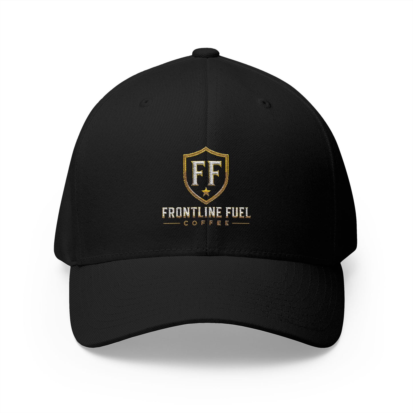 Frontline Fuel Coffee Premium Flexfit Hat | Embroidered FF Shield